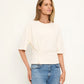 Zinnia Side Pleated Tee