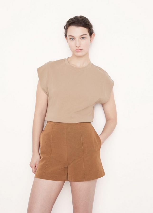 High-Waist Tailored Short