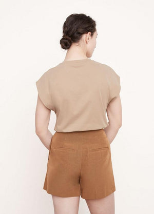 High-Waist Tailored Short