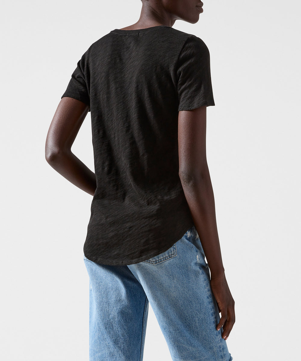 Slub Jersey Classic V-Neck Tee